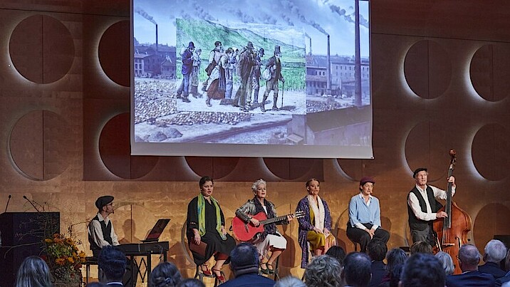 Festakt zum 150-jährigen Jubiläum der Evangelischen Altenheimat im Hospitalhof in Stuttgart.