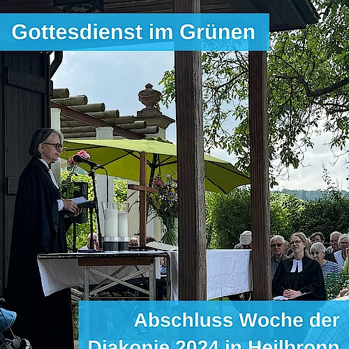 Abschlussgottesdienst der Woche der Diakonie 2024 im Grünen! Mit Oberkirchenrätin Dr. Annette Noller,...